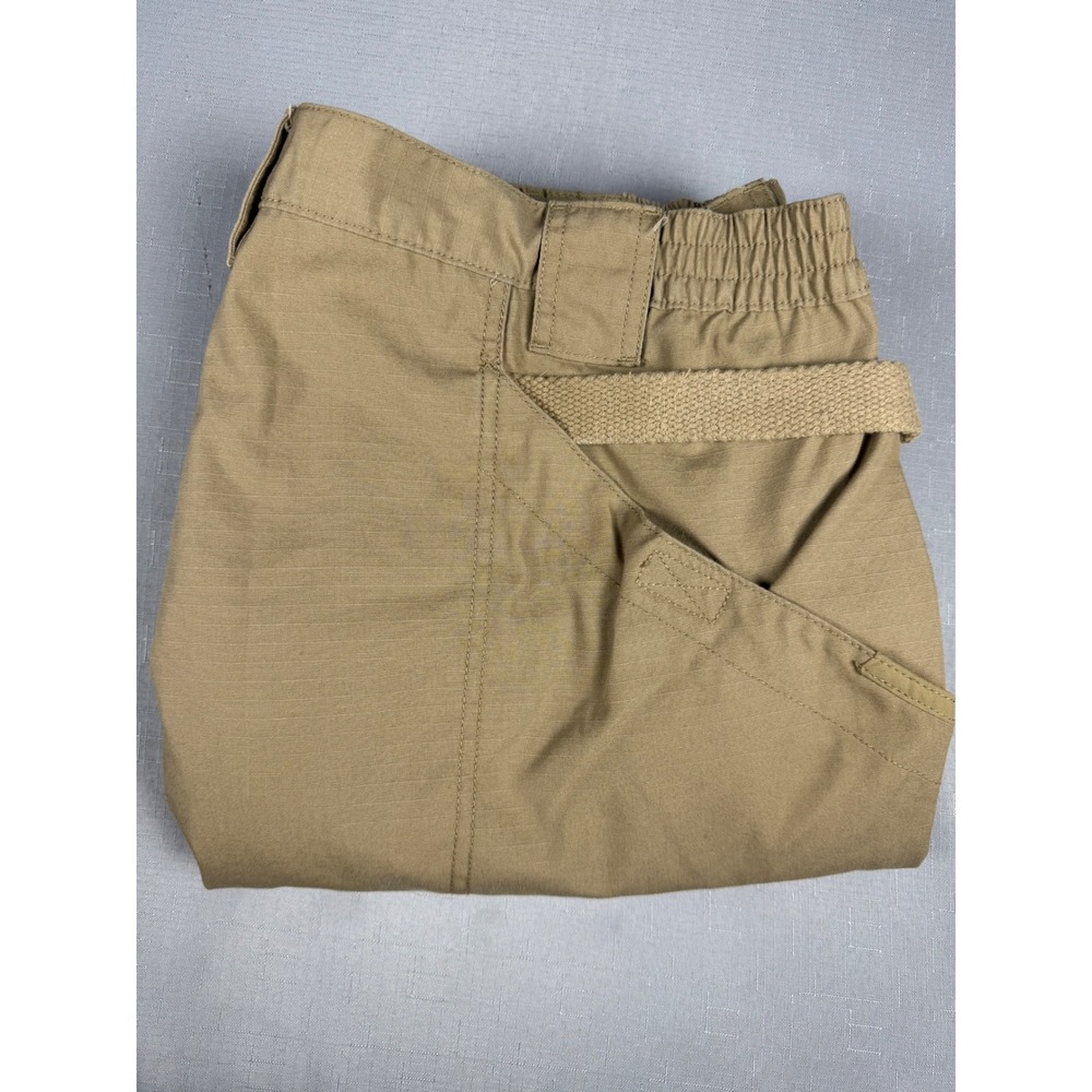 5.11 Tactical Mens Ripstop Cargo Pants Khaki Tan 42x30 Utility Work Trousers